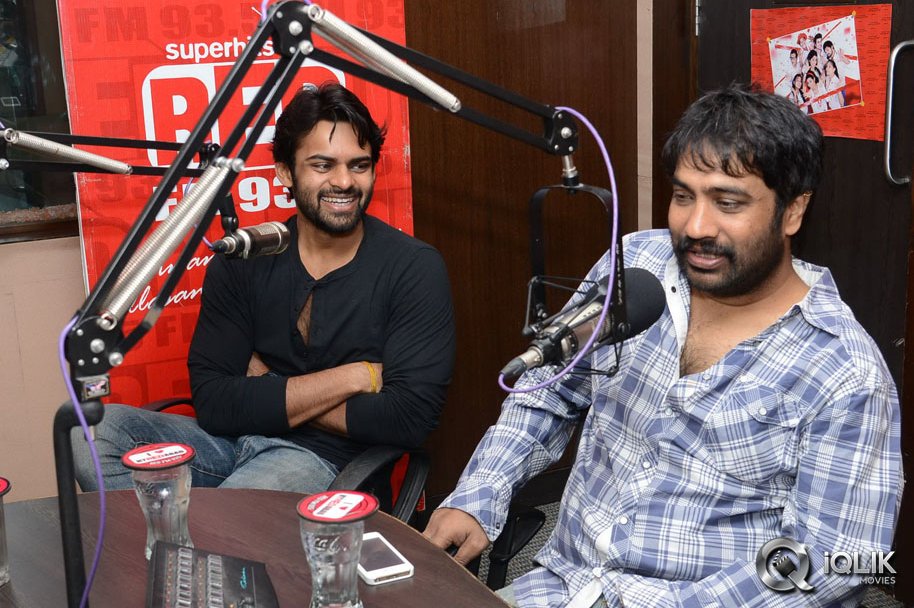 Sai-Dharam-Tej-and-YVS-Chowdary-at-Red-FM
